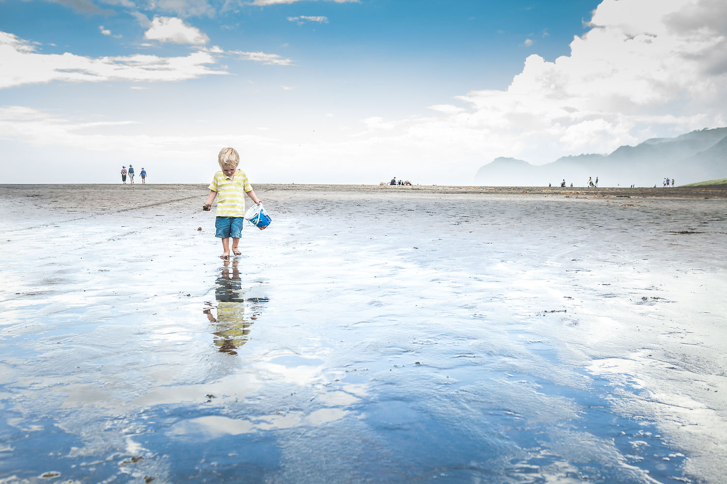 Picture of child on beach